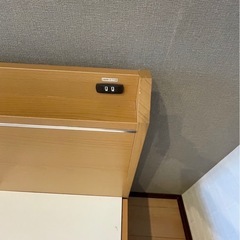 【お安く譲ります！】シングルベッドフレームの画像