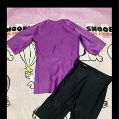 パープル ラッシュガード sサイズ セット新品の画像
