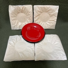 琉球漆器　茶托&茶盆の画像