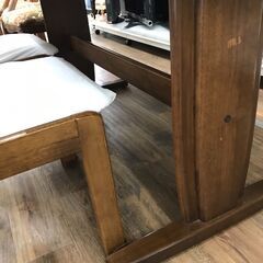 [ジャングルジャングル広陵店]　ダイニングセット　椅子4脚付き　4人用　ブラウン　☆ジモティー特別価格☆の画像