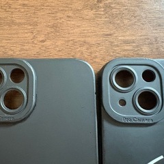 iPhone13スマホカバー  シリコン  黒の画像