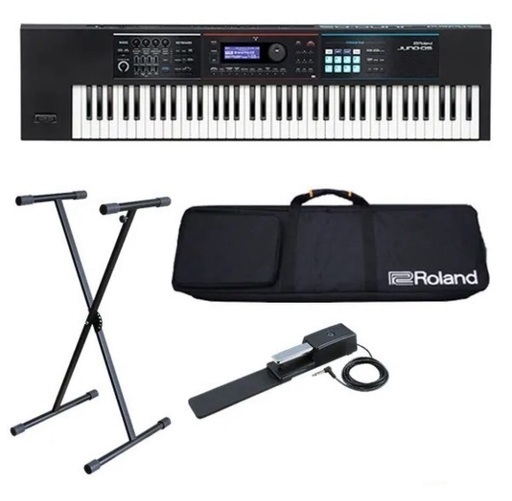 Roland ローランド JUNO-DS76 76鍵盤シンセサイザー 備品セット