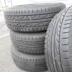 VW ポロ 純正スチールホイール 5穴6J+43 + ダンロップ LE MANS　夏タイヤ 175/65R14 4組　【室内保管】の画像