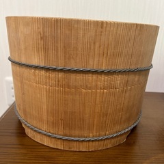 受け渡し予定者決まりました。桶、寿司桶の画像