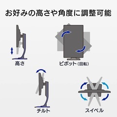 安心の国産ゲーミングモニター超売れ筋! IODATA EX-LDGC243HDB 使用感少なめですの画像