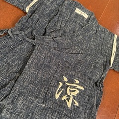 男の子　和柄　甚平　80センチ　涼の画像