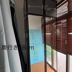 ワードローブ　洋服　収納棚　の画像