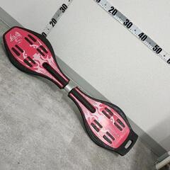 0626-002 ブレイブボード スケボー 光るタイヤ　ピンク