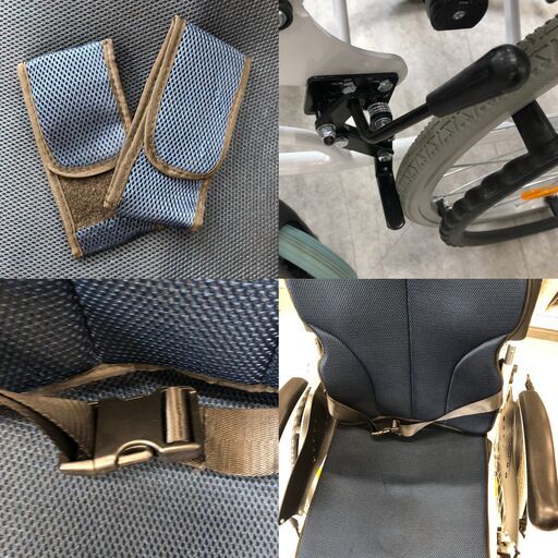 【ジ451】美品!! ケアテックジャパン 自走式車椅子 CAH-50SU 100kg迄(ma)