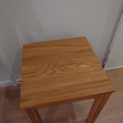 無印良品 木製サイドテーブルベンチ 板座 節ありの画像