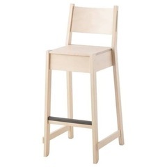 IKEA NORRAKER ハイチェア2脚の画像