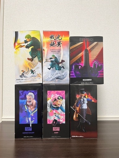 特価品セ ワンピースゾロS-ホークスサボコビーガープフィギュア6体セット コミック・アニメ