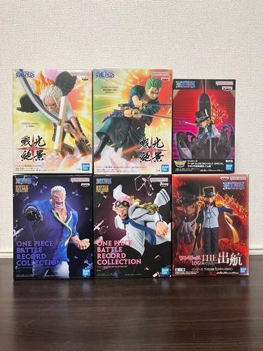 おすすめ ワンピースゾロS-ホークスサボコビーガープフィギュア6体セット コミック・アニメ
