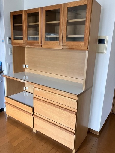 〈値下げしました〉レグナテック　食器棚　メリッサ　140サイズ 急募〉〈値下げしました！〉食器棚(レグナテックメリッサ140