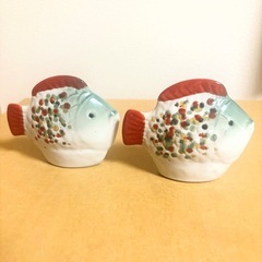 浮陶器 魚水玉 2点の画像