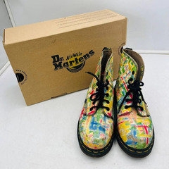 【❗️✨個性派デザイン✨❗️】Dr. Martens 🥾6ホール ✨カラフルブーツ 🌈おしゃれな一足❗️の画像