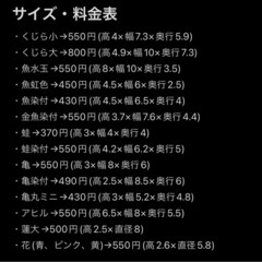 浮陶器 魚虹色 2点の画像