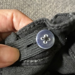 H&Mブラックストレッチパンツの画像