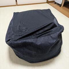 無印良品　体にフィットするソファ　デニム　クッション