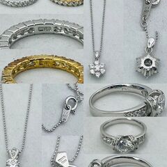 【❗️✨現品限り✨❗️】高級感輝く✨ジルコニア💎Silver 925 🌟ネックレス＆リングセット✨ 上品デザイン❗️の画像