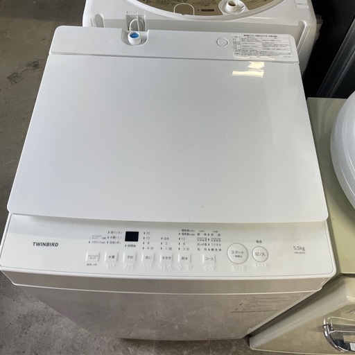 S/14 ツインバード　5.5k 全自動洗濯機