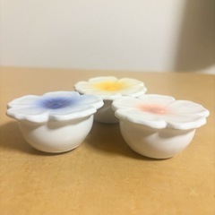 浮陶器 花 3点セットの画像