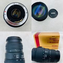 【❗️✨レンズ2本セット✨❗️】SIGMA 28-90mm F3.5-5.6 📷 70-300mm F4-5.6 DL MACRO SUPER II 📸フィルター付き✨の画像