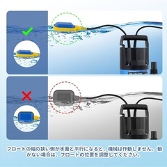 新品の排水ポンプの画像