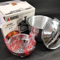 SEB セブ 厚手 アルミ鍋 6L 圧力鍋 レシピブック付き フ...
