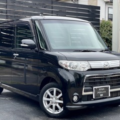 安心の総額表示！車検満たんダイハツタントカスタム禁煙車！片側電動スライドドアTVの画像