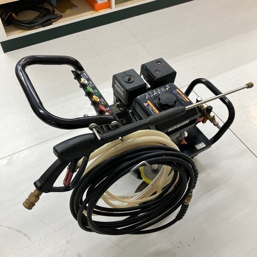 【中古】【動作OK】【店頭引取限定】KOSHIN  工進　4サイクル　 4.7馬力　高圧洗浄機 JCE-1408UDX 44,000円
