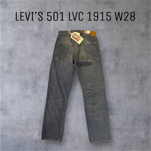 【新品タグ付】LEVI’S リーバイス LVC 501 1915 ダメージ加工