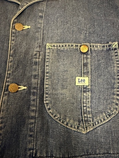【程度上】Lee 91-J 0412 リー カバーオール M 90s 復刻