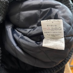 上着　ジャンバー　紺チェック　Mサイズの画像