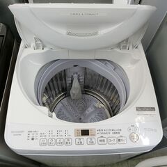 洗濯機 SHARP ES-KS70W 7k 2021年製の画像