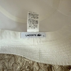 LACOSTEハットの画像