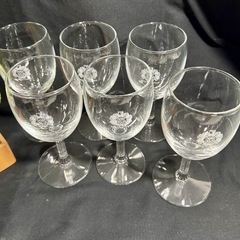 直接引き取り5%OFF　インボイス登録店 未使用・保管品 キリン シーグラム ワイングラス 6個セット 704242の画像