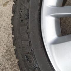 注目！ホンダ純正エリシオプレステージアルミホイール、タイヤ付きの画像