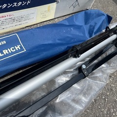 未使用品 WOOLRICH ランタンスタンド アルミ製  ポータブル WR-26346 EST.1830 箱付 アウトドア キャンプ 焼肉 BBQ 中古 ①の画像