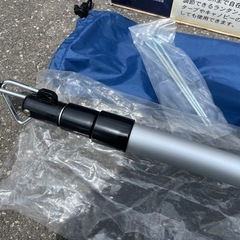 未使用品 WOOLRICH ランタンスタンド アルミ製  ポータブル WR-26346 EST.1830 箱付 アウトドア キャンプ 焼肉 BBQ 中古 ①の画像