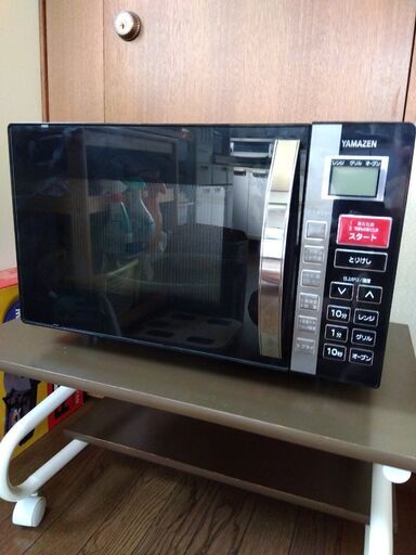 動作品 山善 オーブンレンジ krc-0161ve（B） 2020年製 中古品
