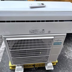 🆕中古美品 エアコン 富士通 ノクリア AS-V223NBK  ...