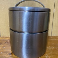 IKEA ステンレス２段弁当⭐︎フォルスカッファ⭐︎中古★衛生的...
