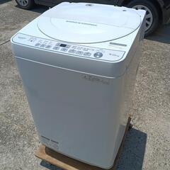 [定休日以外毎日出荷中] USED【SHARP】全自動洗濯機2017年製品6.0kg 姫路の (cms7077) 洗濯機