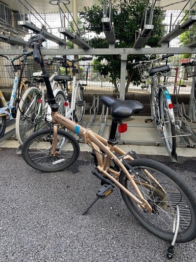 折りたたみ自転車。TERN