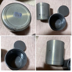 象印★保温弁当箱 メンズグレー★ランチジャー保温ジャーの画像