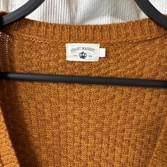 Lサイズ　ハートマーケット　ロングカーディガン　明るい茶色の画像