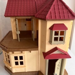 無料でお譲り！非対面　シルバニアファミリーの赤いおうち