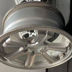 Weds ウェッズ 社外ホイール 17インチ 4本 7.5J6HPCD139.7+23 ランクルプラド ハイラックス等　(MHA576)クレジットカード QRコード決済可能の画像
