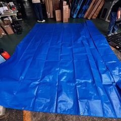 【新品】ブルーシート ビニールシート 3.9 m×5m 1枚入 ハトメ付き 中厚タイプ 災害対策 台風対策 大雨対策 防水シート 養生シート アウトドア レジャーの画像